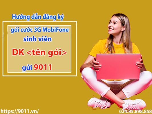 Những gói cước 3G MobiFone sinh viên ưu đãi hấp dẫn